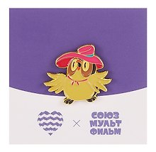 Значок СМФ Сова (металл) (4627077846872)