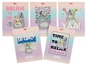 Тетрадь 48л кл. "Ждун" мел.картон,мат.ламинация, выб.лак, ассорти