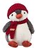 Мягкая игрушка Пингвин в красной шапке и шарфе (25см) (12-81223-202604_04) - 0