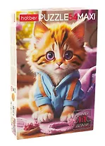 Пазл 54 элемента "Рыжий котик" 40х28см