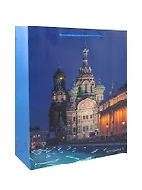 Пакет А4 32*26*10 СПб "Храм Спаса на Крови" фото Демичев П. бум.мат.ламинат