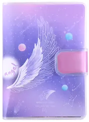 Записная книжка А7 80л лин. "Angel" в ПВХ-обложке, тонир.внутр.блок, ассорти