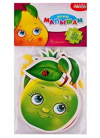 Мягкий пазл «Фрукты», 4 пазловые фигурки, Дрофа-Медиа