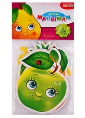 Игровой набор, Мягкие пазлы Фрукты 3404