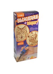 Набор для творчества LORI Набор для выжигания №4 (Волк, Панда) Эпв-005