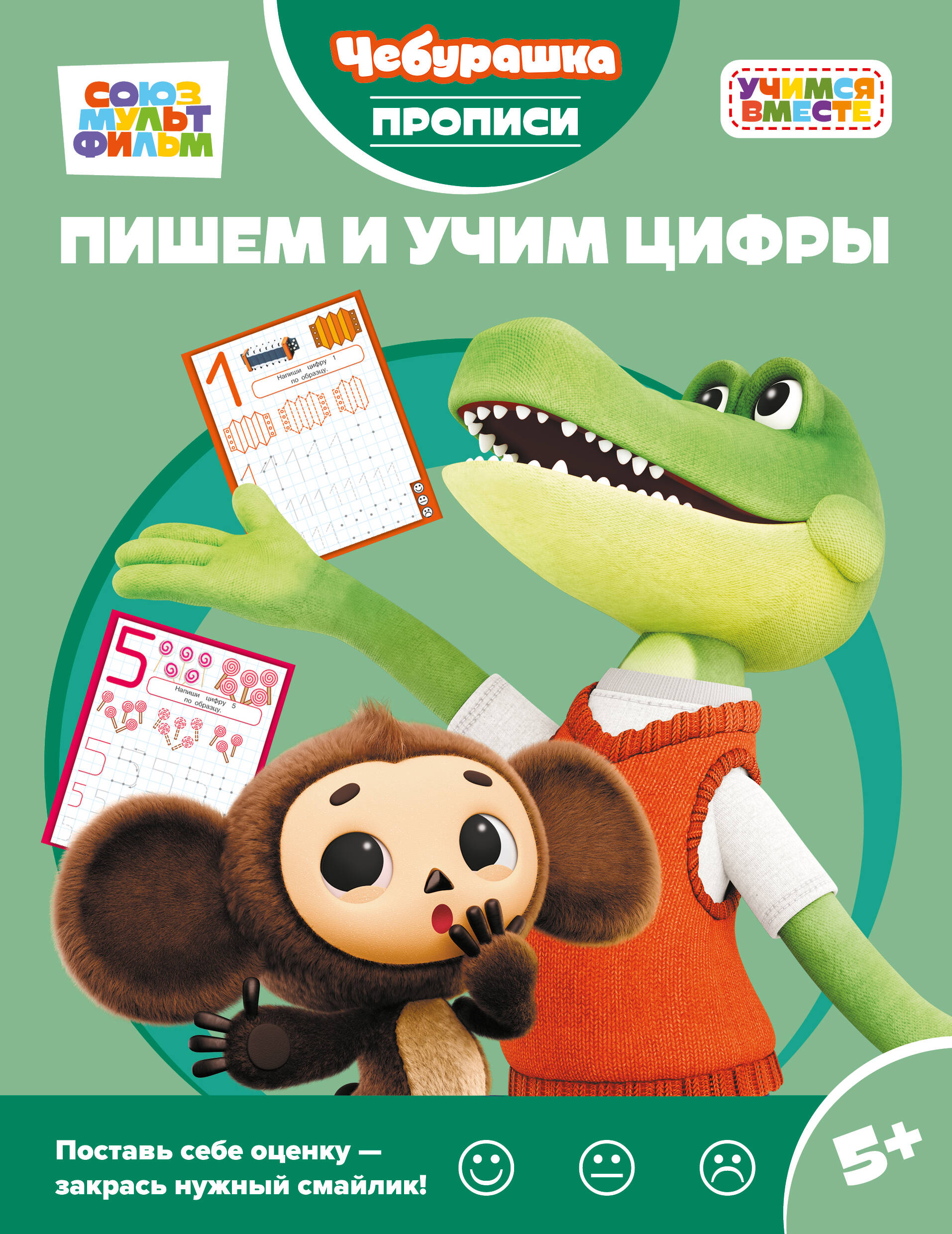 Обложка книги «Пишем и учим цифры»