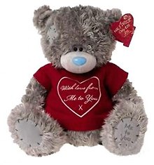 Мишка MTY 51 см в футболке Love from me to you (G01W2884)