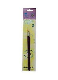 Набор кистей синтетика Idigo 2,6,10 (3 шт) (sb213) (Брэйн Юнит)