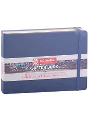 Блокнот для зарисовок 21*15см 80л "Art Creation" 140г/м2, 7БЦ, Синий морской пейзаж, Fabriano 