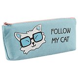 Пенал на молнии «Follow my cat», 20 х 8 см