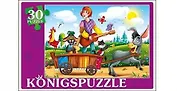 Пазл, Konigspuzzle 30эл.Бременские Музыканты Пк30-5755