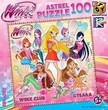 Пазл 100А 6468 Винкс (City Girl) Стелла (коробка)