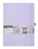 Скетчбук 21*29.7 80л "Sketchmarker" фиолетовый пастельный, 140г/м2, слоновая кость, тв.обл