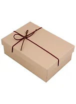 Коробка подарочная "Крафт" 14,5*20,5*7 картон