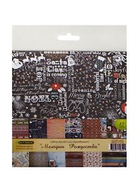 Набор бумаги д/скрапбукинга Craft Premier Мелодии Рождества (CPS013) (16,5х16,5см) (12л.) (упаковка)
