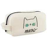 Сумочка на молнии Коты (20х10) (силикон) (ПВХ бокс)