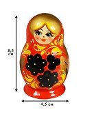 Матрешка 3 предм. "Узор", арт. С-4 (107) - 2