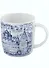 Кружка Кострома рис. синий (фарфор)(350мл) - 2