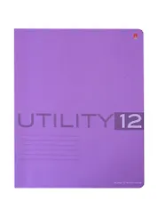 Тетрадь в клетку Альт, Utility, 12 листов, в ассортименте