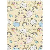 Записная книжка «Happy narwhals», 32 листа, А6