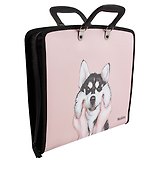 Папка -портфель пластиковый «Cute animals» А4, 10 отделений, с пластиковыми ручками, индивидуальным подвесом, в ассортименте - 2