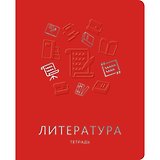 Тетрадь предметная в клетку Unnika, "Мир знаний. Литература", 48 листов