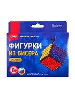 Набор для творчества LORI Фигурки из бисера Кубик Бис-088