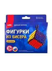Набор для творчества LORI Фигурки из бисера Кубик Бис-088