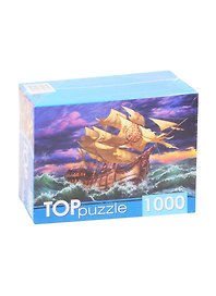 Пазл Парусник в бушующем море TOPpuzzle 1000 элементов ХТП1000-4150