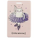 Чехол для карточек Kitty ballerina персиковый (ДК2017-128)