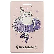 Чехол для карточек Kitty ballerina персиковый (ДК2017-128)