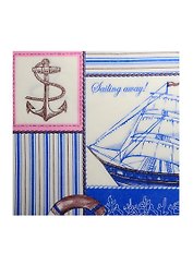 Салфетки бумажные Корабль (335462) (33х33см) (набор/20шт.) (Страна Карнавалия) (упаковка)