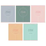 Тетрадь 96 листов в клетку "Shades" soft-touch, в ассортименте