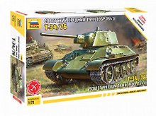 Сборная модель «Советский средний танк Т-34/76 (обр.1943 г.)», ZVEZDA (5001)
