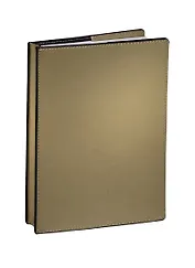 Ежедневник недат. А5 160л "Barcelona" серый, иск.кожа, съем.обл, прострочка, In Folio