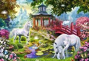Пазл Castorland "Единороги - лето", 68*47см, 1500 элементов
