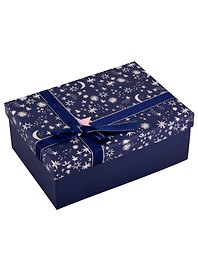 Коробка подарочная "Звездная ночь" 19*12.5*8см. картон