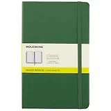 Записная книжка Moleskin Classic Large, зелёная, 120 листов, А5