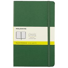 Записная книжка Moleskin Classic Large, зелёная, 120 листов, А5