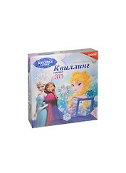 Квд-001 Квиллинг Панно 3D Эльза (+рамка) (LORI) (набор д/творч.) (8+)