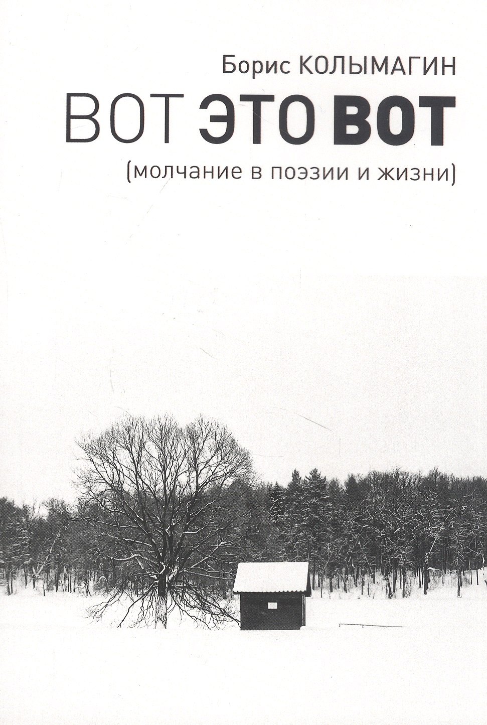 

Вот это вот. Молчание в поэзии и жизни