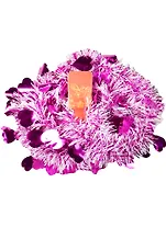 Мишура новогодняя (6х200) розовый