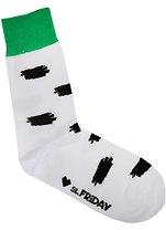 Дизайнерские носки St.Friday Socks, белый, B-ber