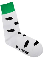 Дизайнерские носки St.Friday Socks, белый, B-ber