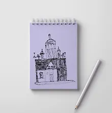 Блокнот Исаакиевский собор, А5 (15*21 см), обложка картон, листы - бумага