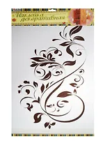 DN-KF-2 Декоративная наклейка для мебели Цветок (33х60см) (упаковка)