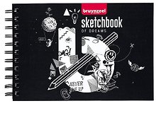 Скетчбук А5 30л вертикальный, 250г/м2, тв.обл., спираль