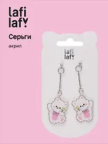 Сережки Kawaii Мишки (акрил) (12-00626-EA12) (Lafilaf)