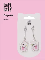 Сережки Kawaii Мишки (акрил) (12-00626-EA12) (Lafilaf)