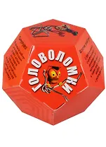 Набор с головоломками и книгой Додекаэдр. Красный 15*15*12,5см
